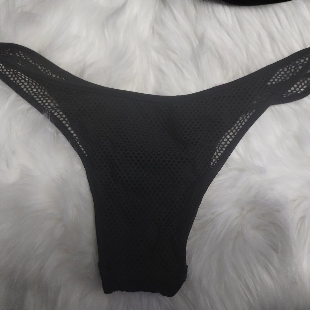 Victoria's Secret black net bikini bottom